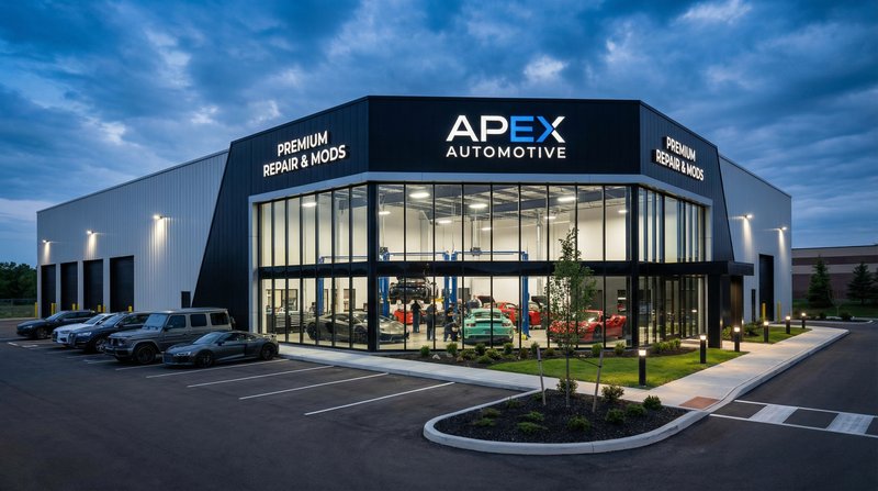 蓝颜修车改装门店